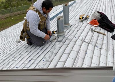 Metal roofing specialists from P-G Roofing and Construction